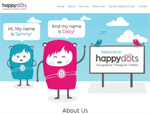 Tablet Screenshot of happydots.com.au